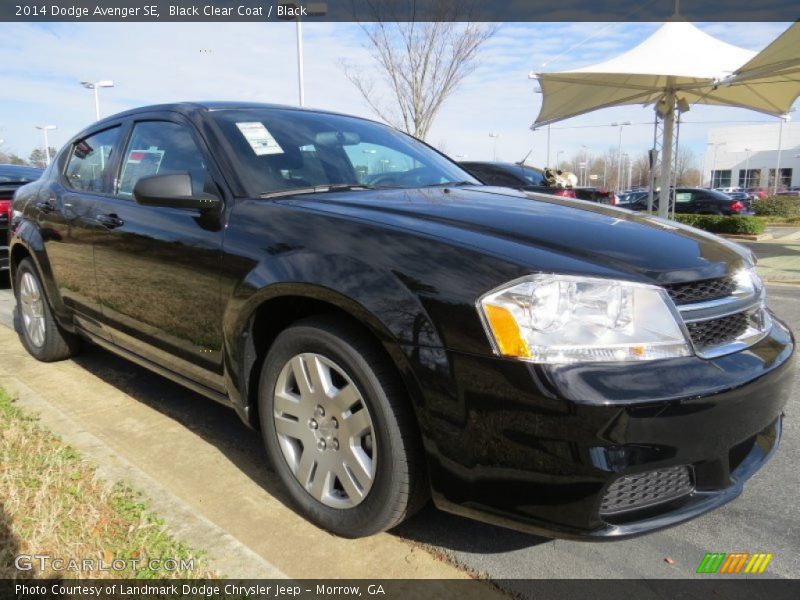 Black Clear Coat / Black 2014 Dodge Avenger SE