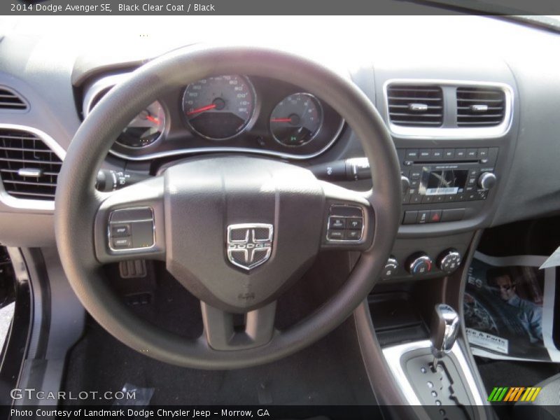 Black Clear Coat / Black 2014 Dodge Avenger SE