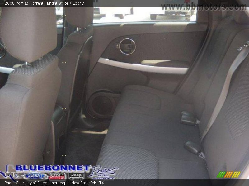 Bright White / Ebony 2008 Pontiac Torrent