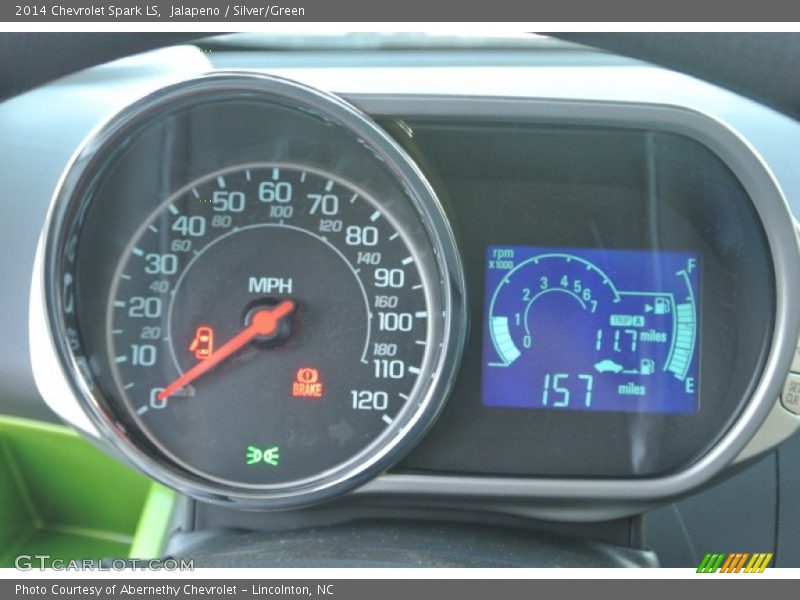Jalapeno / Silver/Green 2014 Chevrolet Spark LS