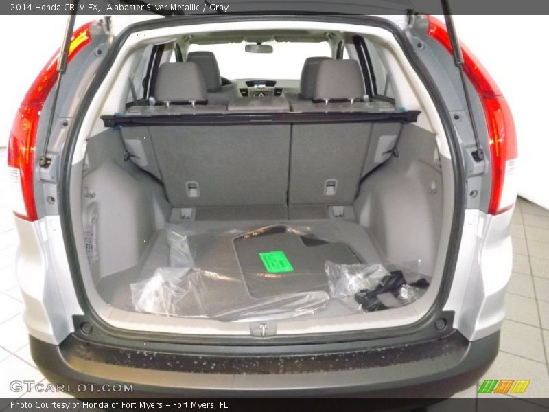 Alabaster Silver Metallic / Gray 2014 Honda CR-V EX