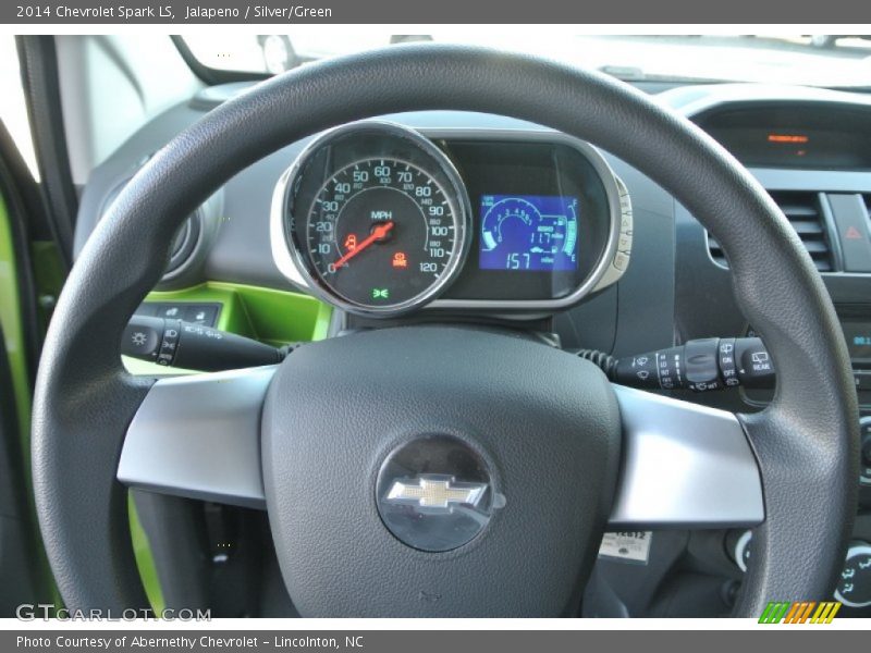 Jalapeno / Silver/Green 2014 Chevrolet Spark LS