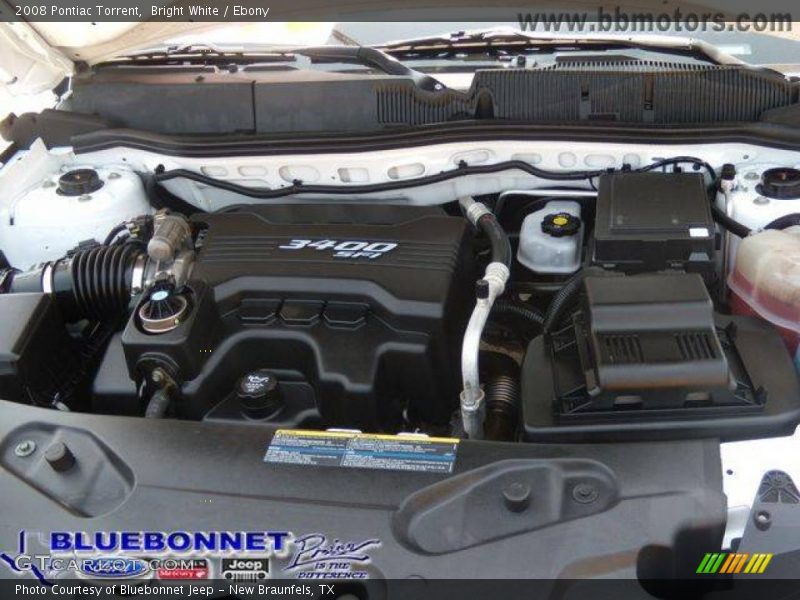 Bright White / Ebony 2008 Pontiac Torrent