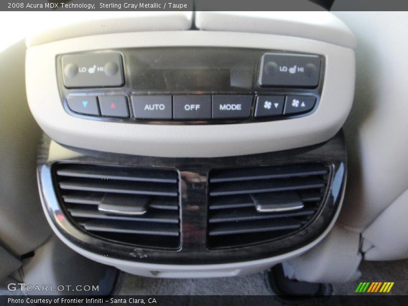 Sterling Gray Metallic / Taupe 2008 Acura MDX Technology