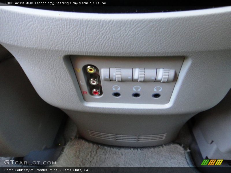 Sterling Gray Metallic / Taupe 2008 Acura MDX Technology