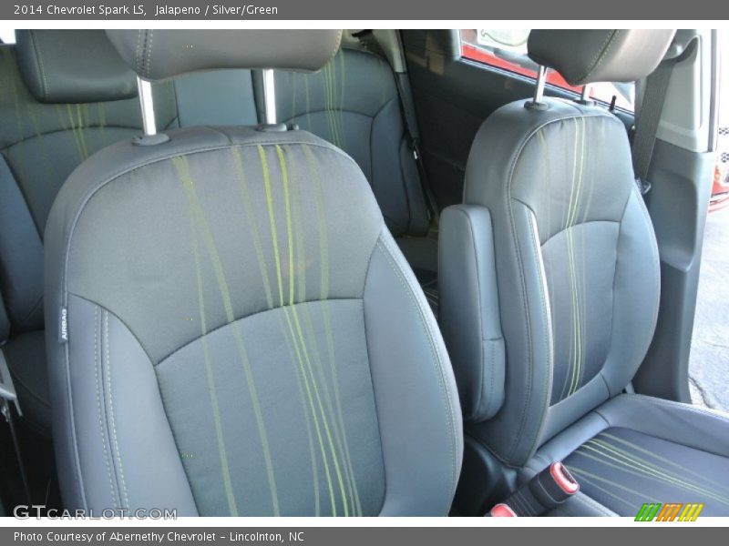 Jalapeno / Silver/Green 2014 Chevrolet Spark LS