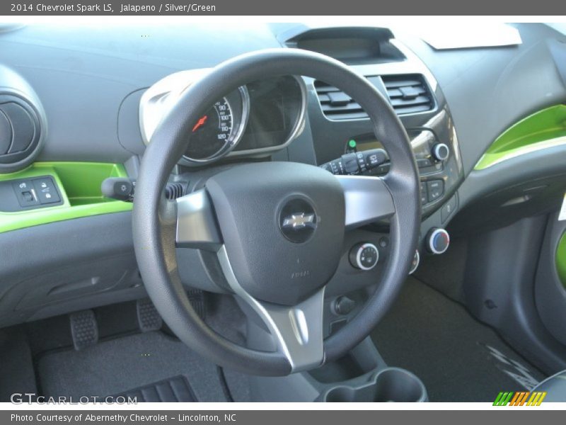 Jalapeno / Silver/Green 2014 Chevrolet Spark LS