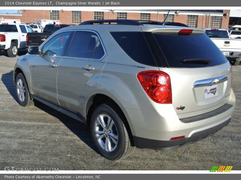 Champagne Silver Metallic / Jet Black 2014 Chevrolet Equinox LT
