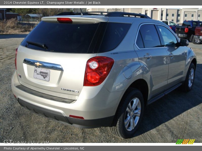 Champagne Silver Metallic / Jet Black 2014 Chevrolet Equinox LT