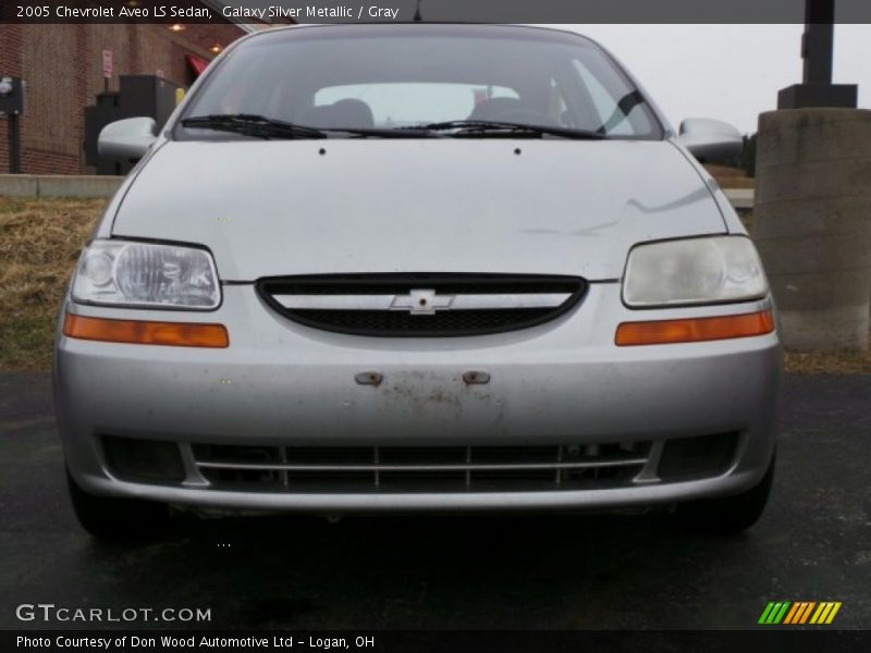 Galaxy Silver Metallic / Gray 2005 Chevrolet Aveo LS Sedan