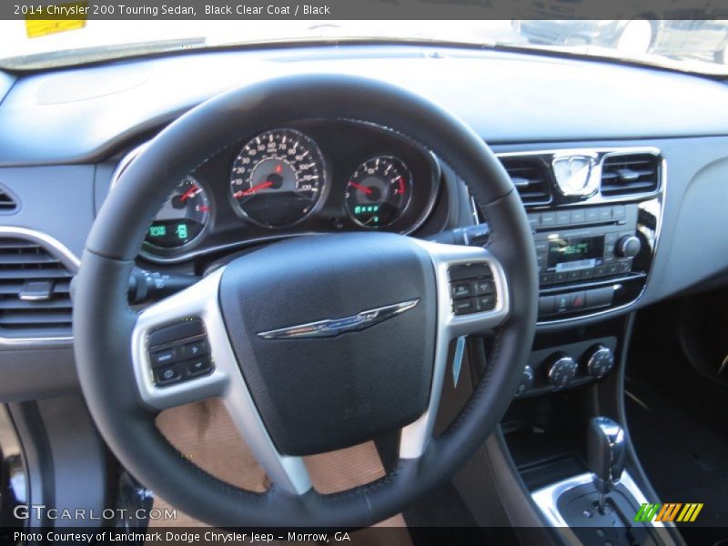 Black Clear Coat / Black 2014 Chrysler 200 Touring Sedan