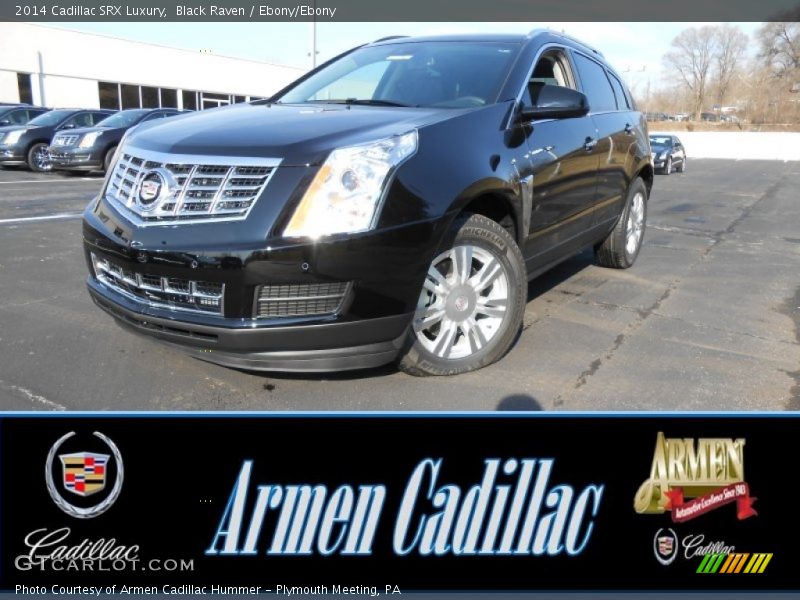 Black Raven / Ebony/Ebony 2014 Cadillac SRX Luxury