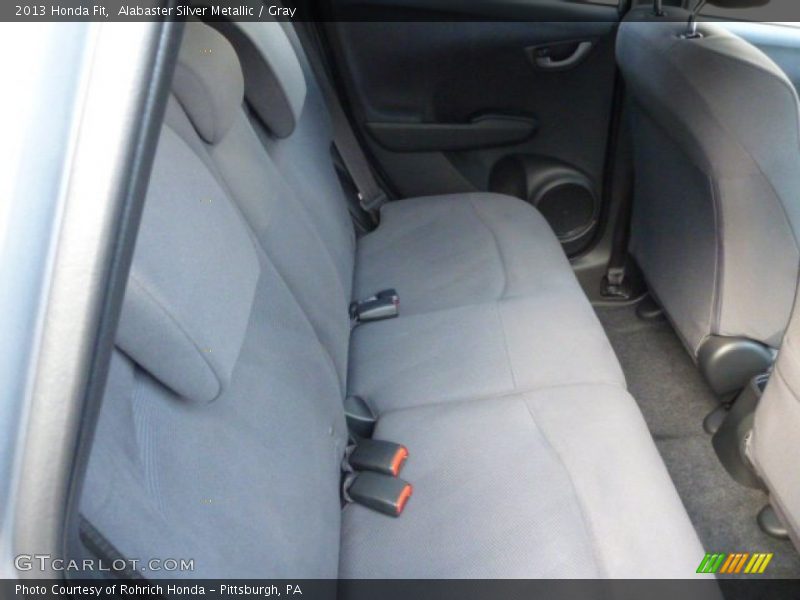 Alabaster Silver Metallic / Gray 2013 Honda Fit