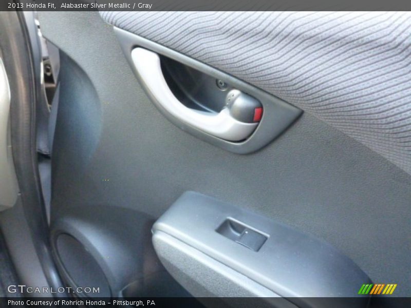 Alabaster Silver Metallic / Gray 2013 Honda Fit