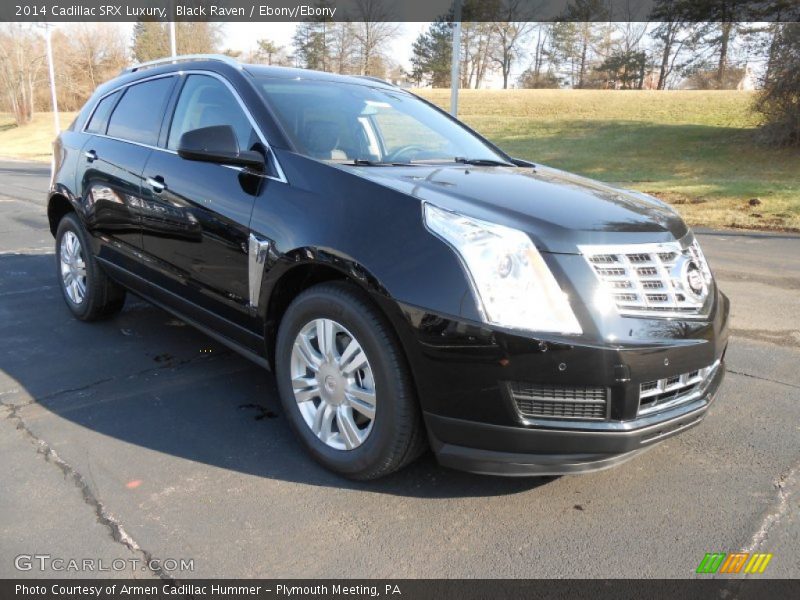Black Raven / Ebony/Ebony 2014 Cadillac SRX Luxury