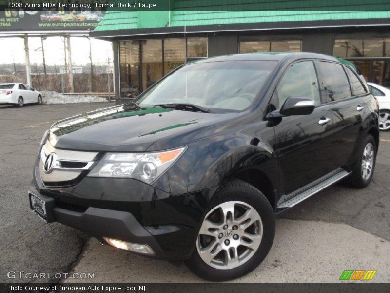 Formal Black / Taupe 2008 Acura MDX Technology