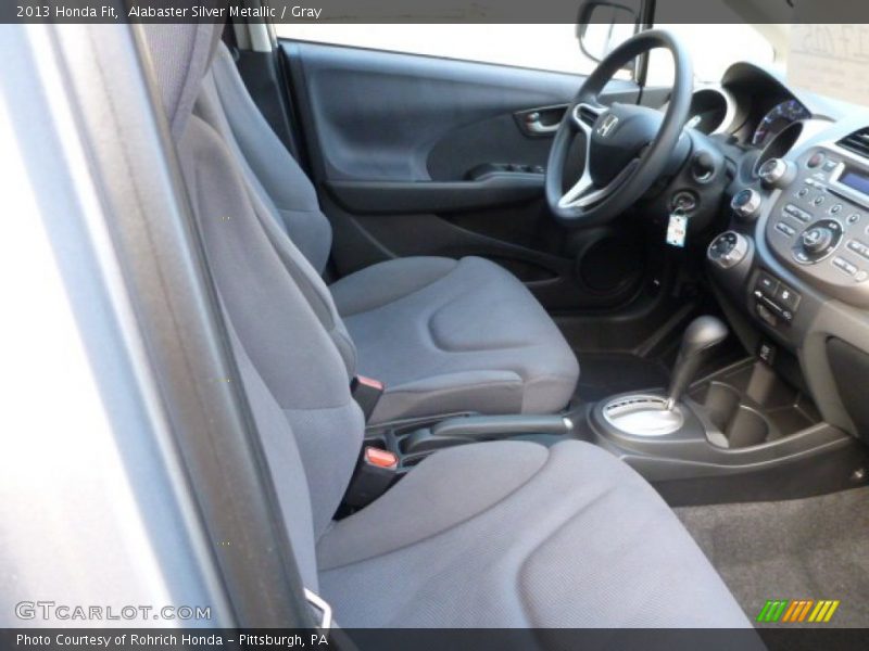 Alabaster Silver Metallic / Gray 2013 Honda Fit