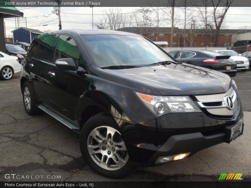 Formal Black / Taupe 2008 Acura MDX Technology