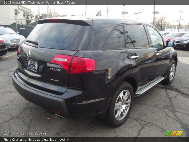 Formal Black / Taupe 2008 Acura MDX Technology