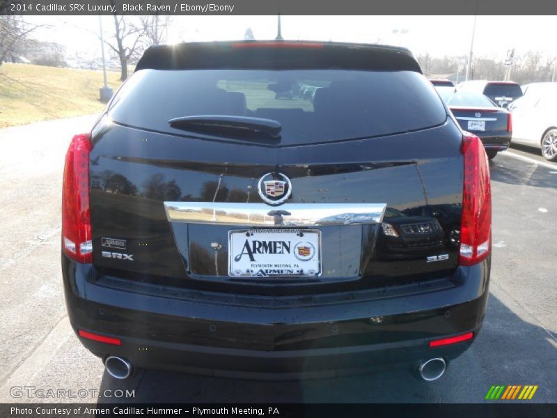 Black Raven / Ebony/Ebony 2014 Cadillac SRX Luxury