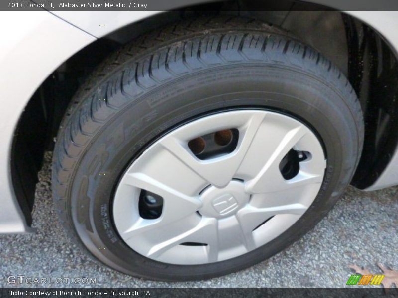 Alabaster Silver Metallic / Gray 2013 Honda Fit