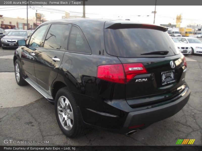Formal Black / Taupe 2008 Acura MDX Technology