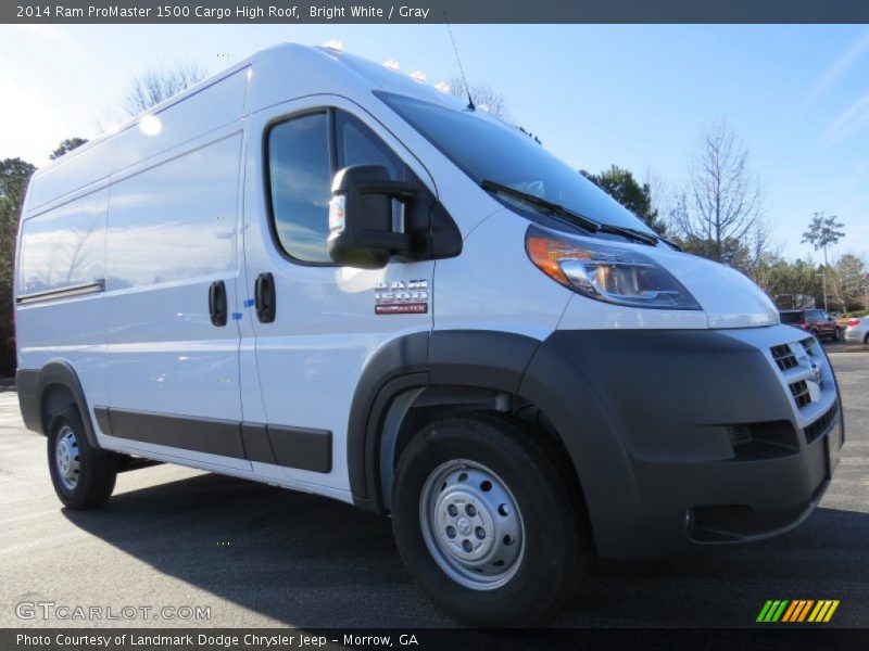 Front 3/4 View of 2014 ProMaster 1500 Cargo High Roof