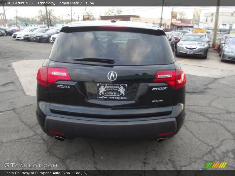 Formal Black / Taupe 2008 Acura MDX Technology