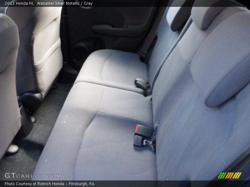 Alabaster Silver Metallic / Gray 2013 Honda Fit