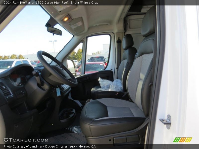 Bright White / Gray 2014 Ram ProMaster 1500 Cargo High Roof