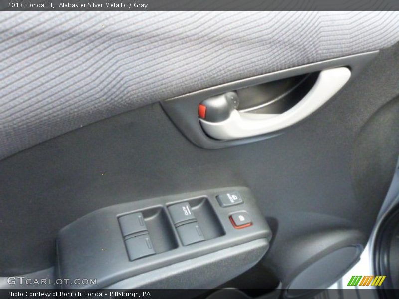 Alabaster Silver Metallic / Gray 2013 Honda Fit