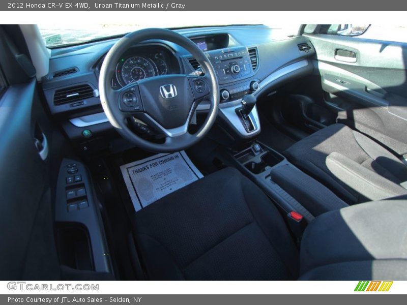 Urban Titanium Metallic / Gray 2012 Honda CR-V EX 4WD