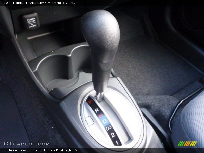 Alabaster Silver Metallic / Gray 2013 Honda Fit
