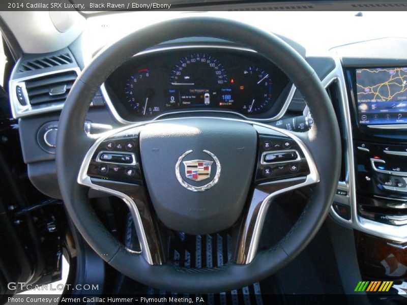 Black Raven / Ebony/Ebony 2014 Cadillac SRX Luxury