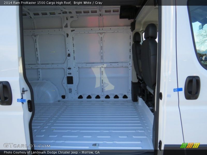 Bright White / Gray 2014 Ram ProMaster 1500 Cargo High Roof