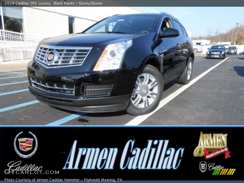 Black Raven / Ebony/Ebony 2014 Cadillac SRX Luxury