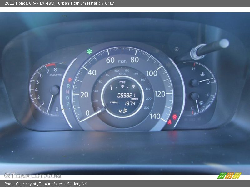 Urban Titanium Metallic / Gray 2012 Honda CR-V EX 4WD
