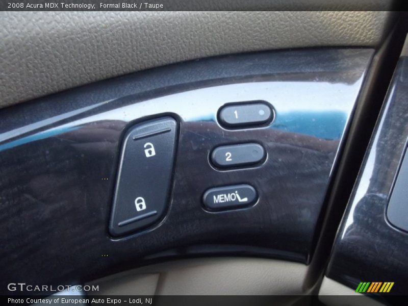 Formal Black / Taupe 2008 Acura MDX Technology