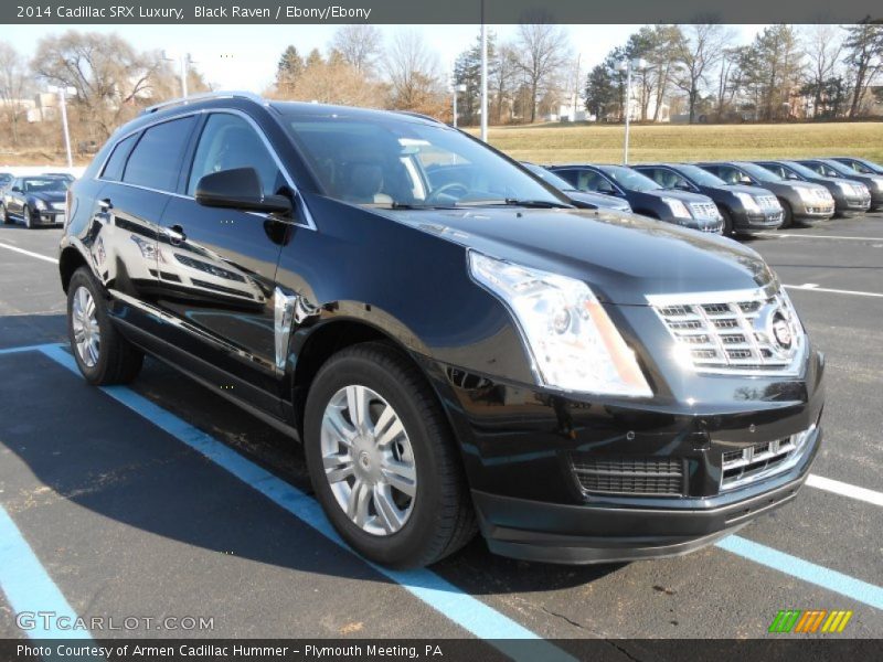 Black Raven / Ebony/Ebony 2014 Cadillac SRX Luxury