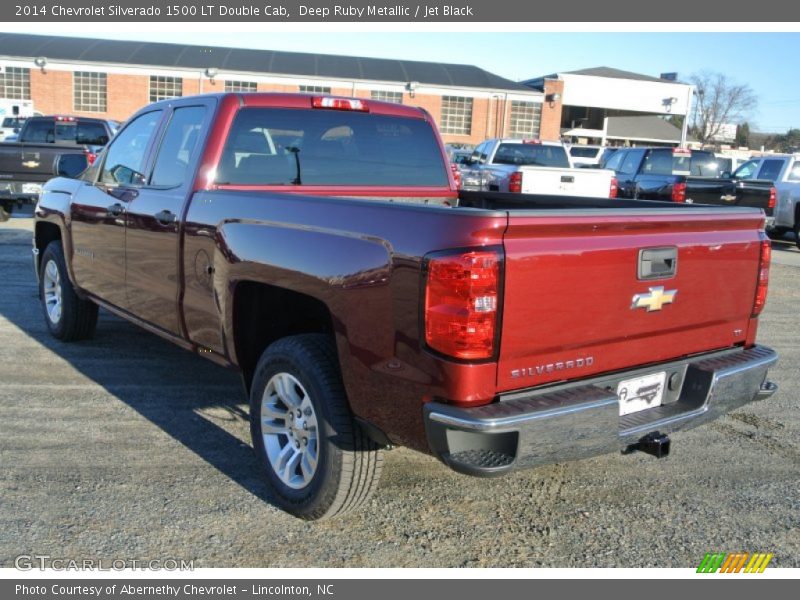 Deep Ruby Metallic / Jet Black 2014 Chevrolet Silverado 1500 LT Double Cab