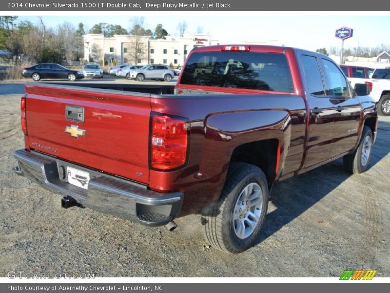 Deep Ruby Metallic / Jet Black 2014 Chevrolet Silverado 1500 LT Double Cab