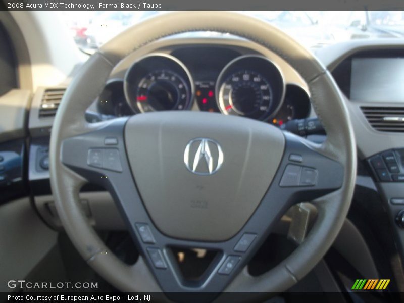 Formal Black / Taupe 2008 Acura MDX Technology