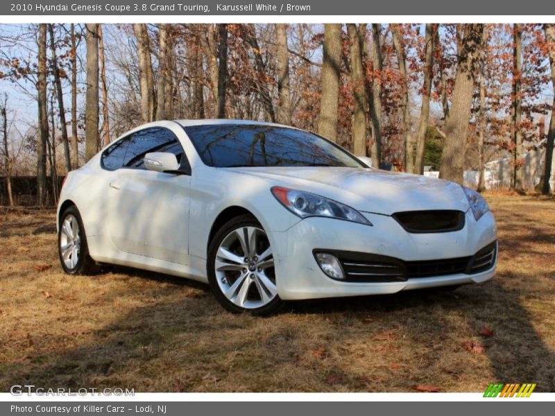 Karussell White / Brown 2010 Hyundai Genesis Coupe 3.8 Grand Touring