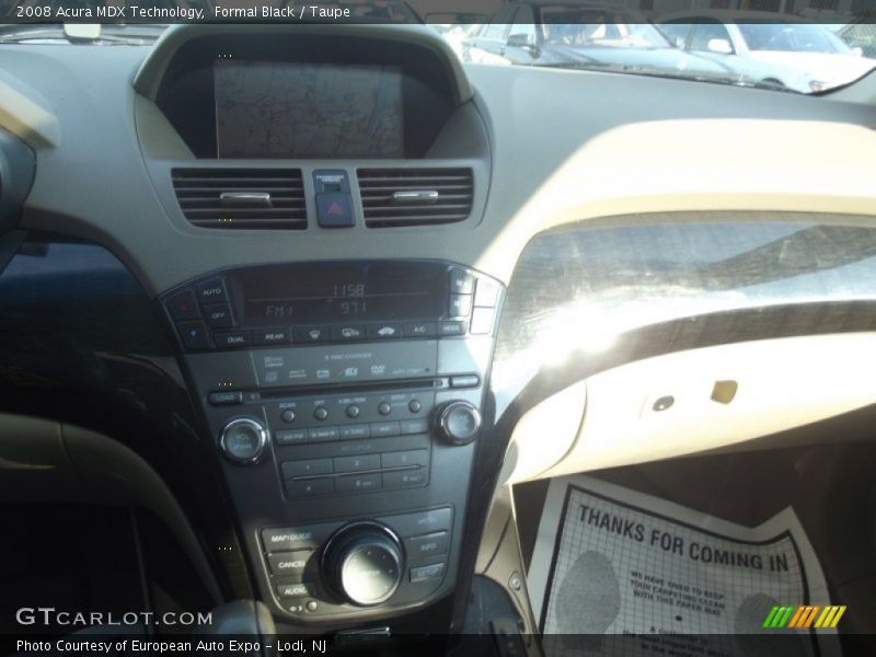 Formal Black / Taupe 2008 Acura MDX Technology