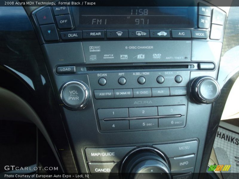 Formal Black / Taupe 2008 Acura MDX Technology