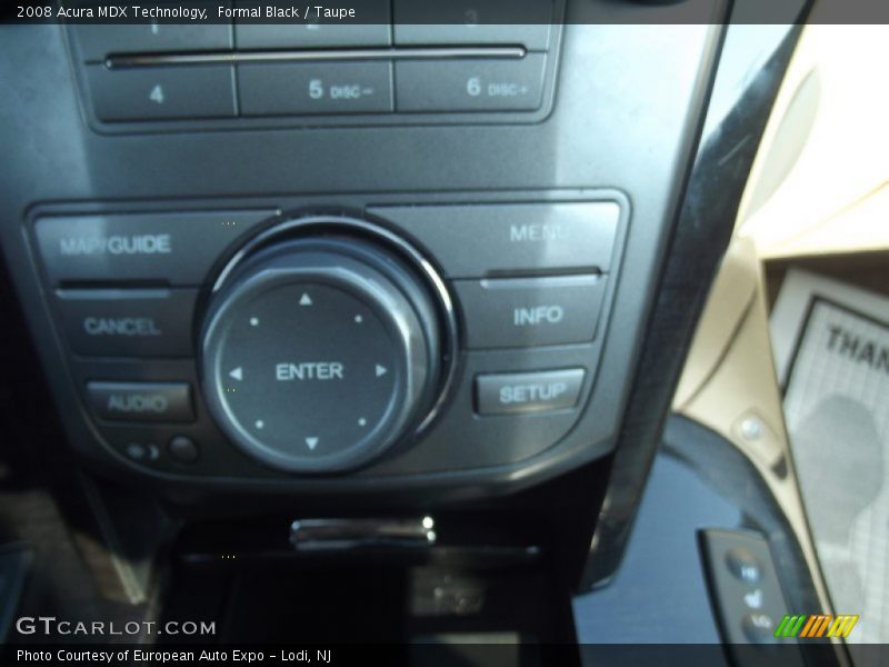 Formal Black / Taupe 2008 Acura MDX Technology