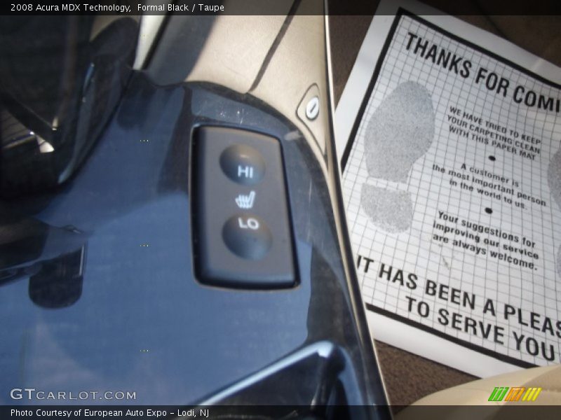 Formal Black / Taupe 2008 Acura MDX Technology