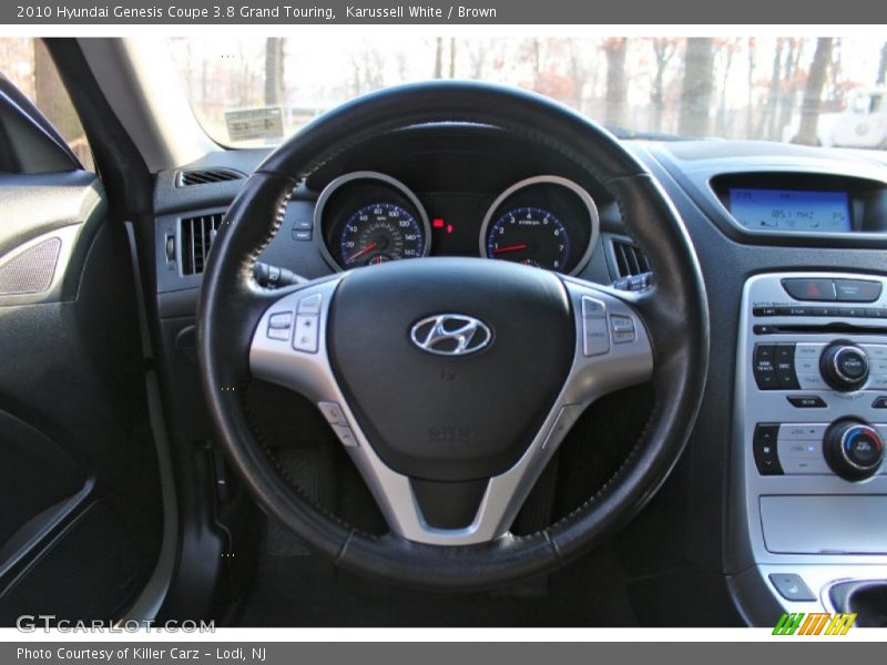Karussell White / Brown 2010 Hyundai Genesis Coupe 3.8 Grand Touring