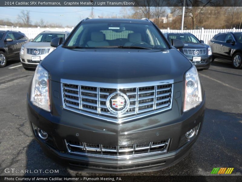 Graphite Metallic / Light Titanium/Ebony 2014 Cadillac SRX Performance