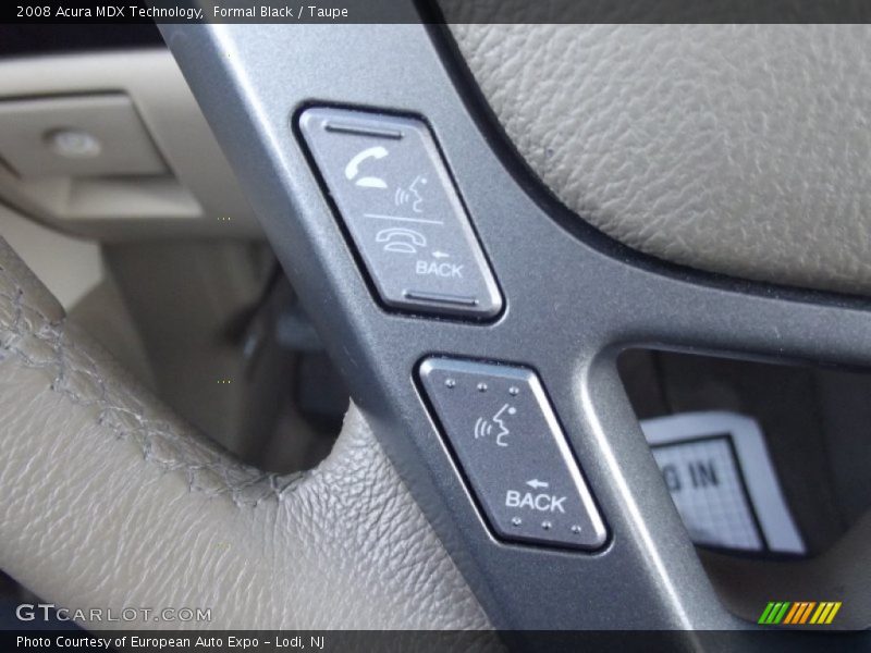 Formal Black / Taupe 2008 Acura MDX Technology